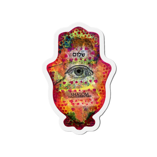 "Hamsa in Reds" by Esther Cohen Magnet