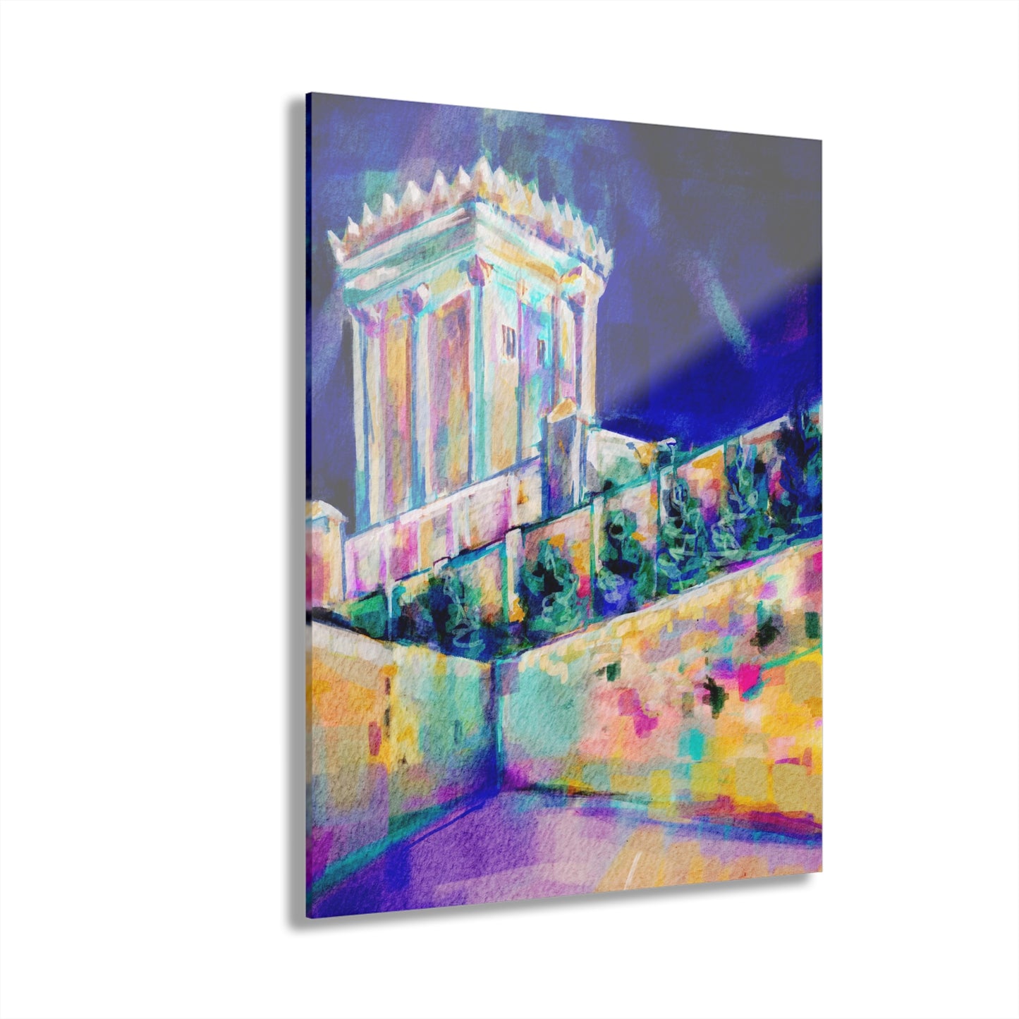 Night Vision - Beis Hamikdash III by Leah Luria Acrylic Prints (French Cleat Hanging)