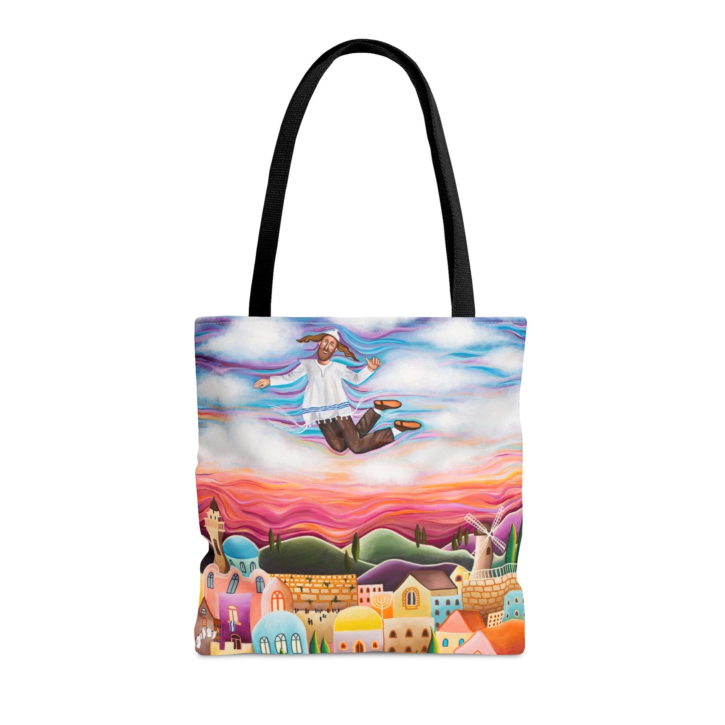 Flying Hassid by Yael Flataur Tote Bag