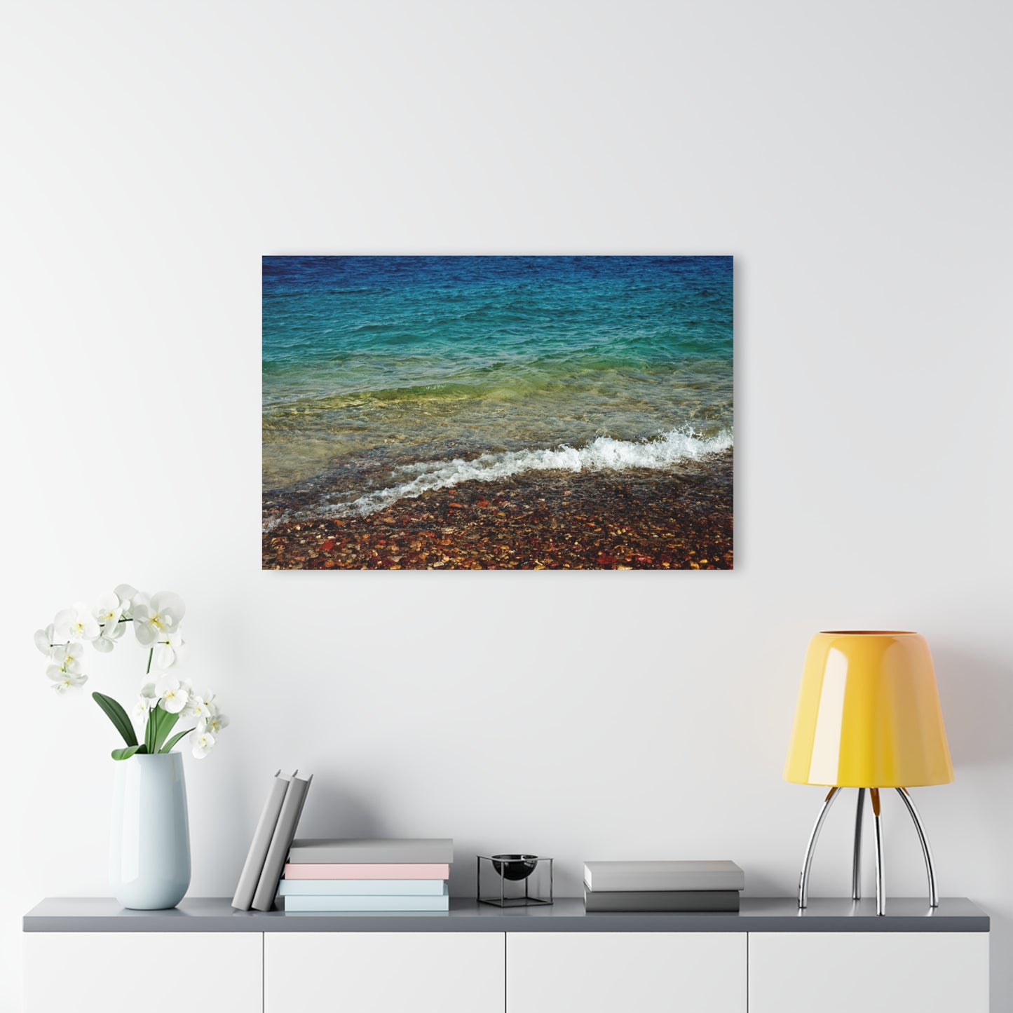 Red Sea Rainbow by Yehoshua Halevi Photograph - Acrylic Print (French Cleat Hanging)