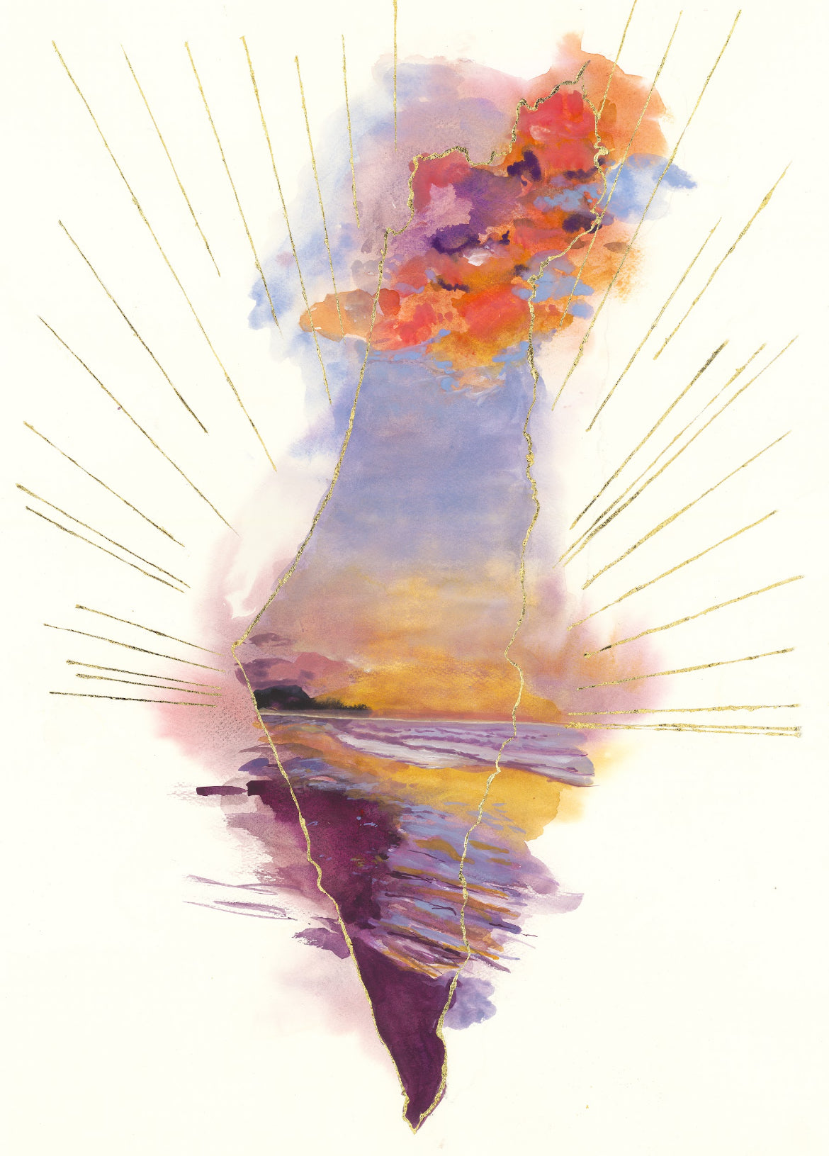 “Radiant Israel” by Avigael Tondowski - Canvas or Fine Art Paper