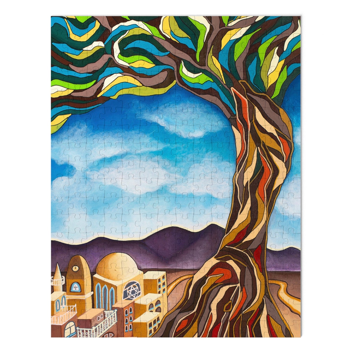 "The Tree of Life" by Yael Flatauer Jigsaw Puzzle (30, 110, 252, 500,1000-Piece)