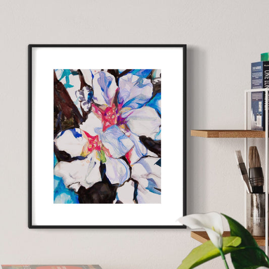 Abstracted Almond Blossom Blooms