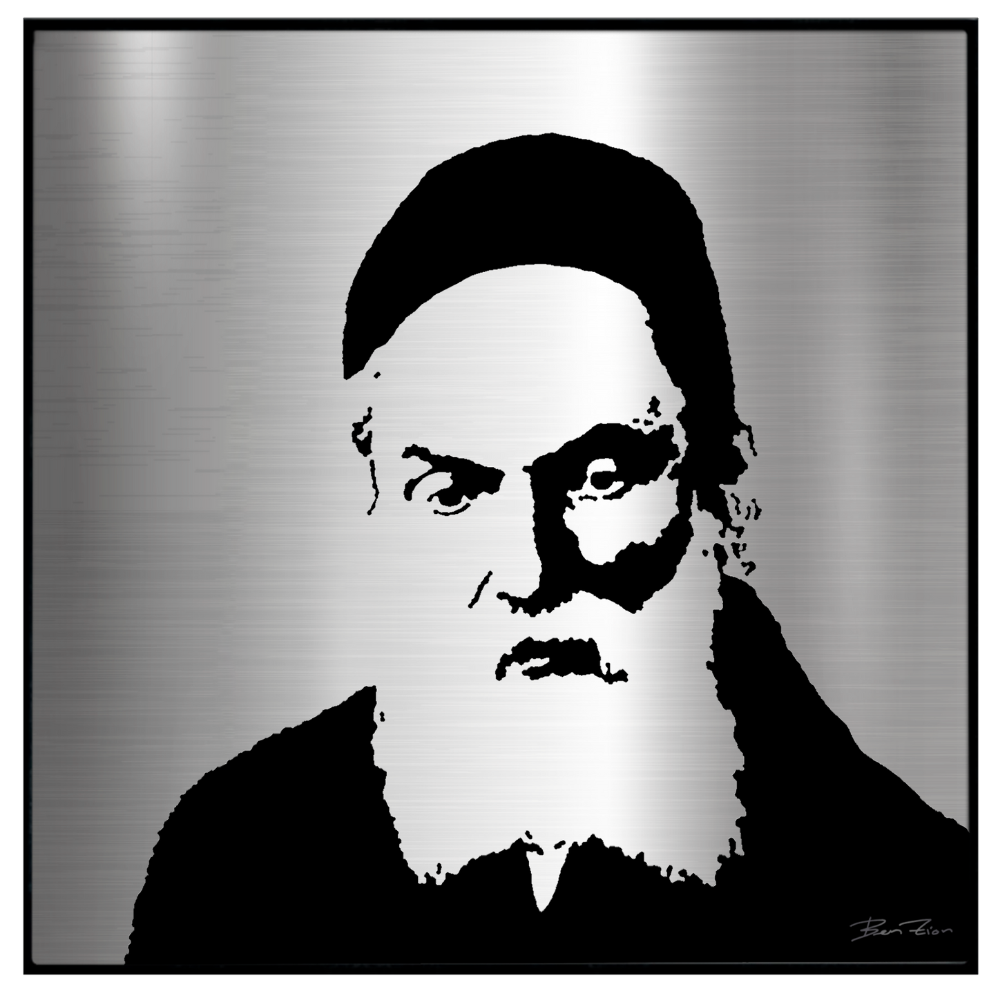 Modern Metal Portrait of the Chofetz Chaim