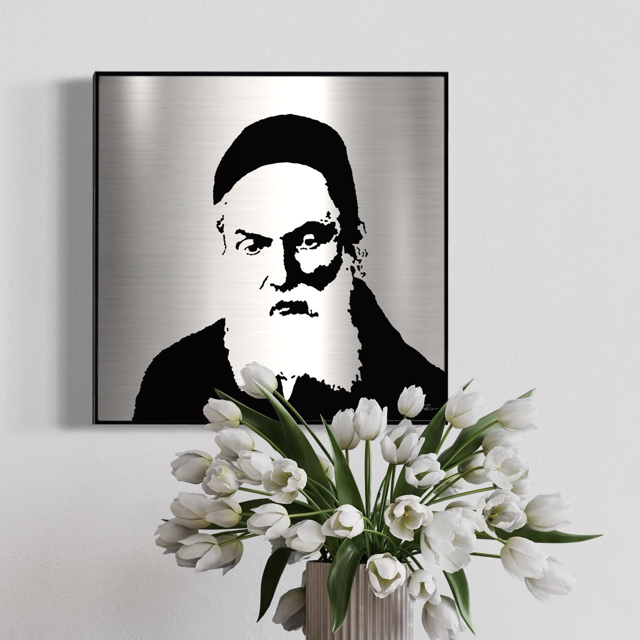 Modern Metal Portrait of the Chofetz Chaim