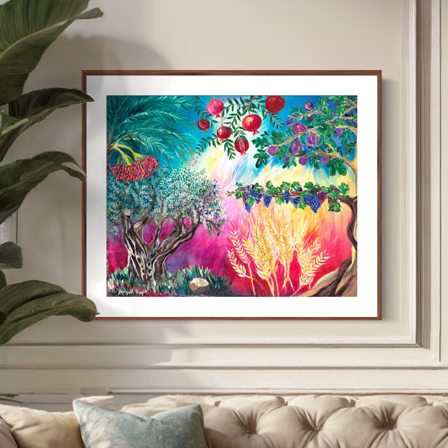 Seven Species by Avigail Sapir - Giclée Print on Fine Art Paper or Stretched Canvas Giclée