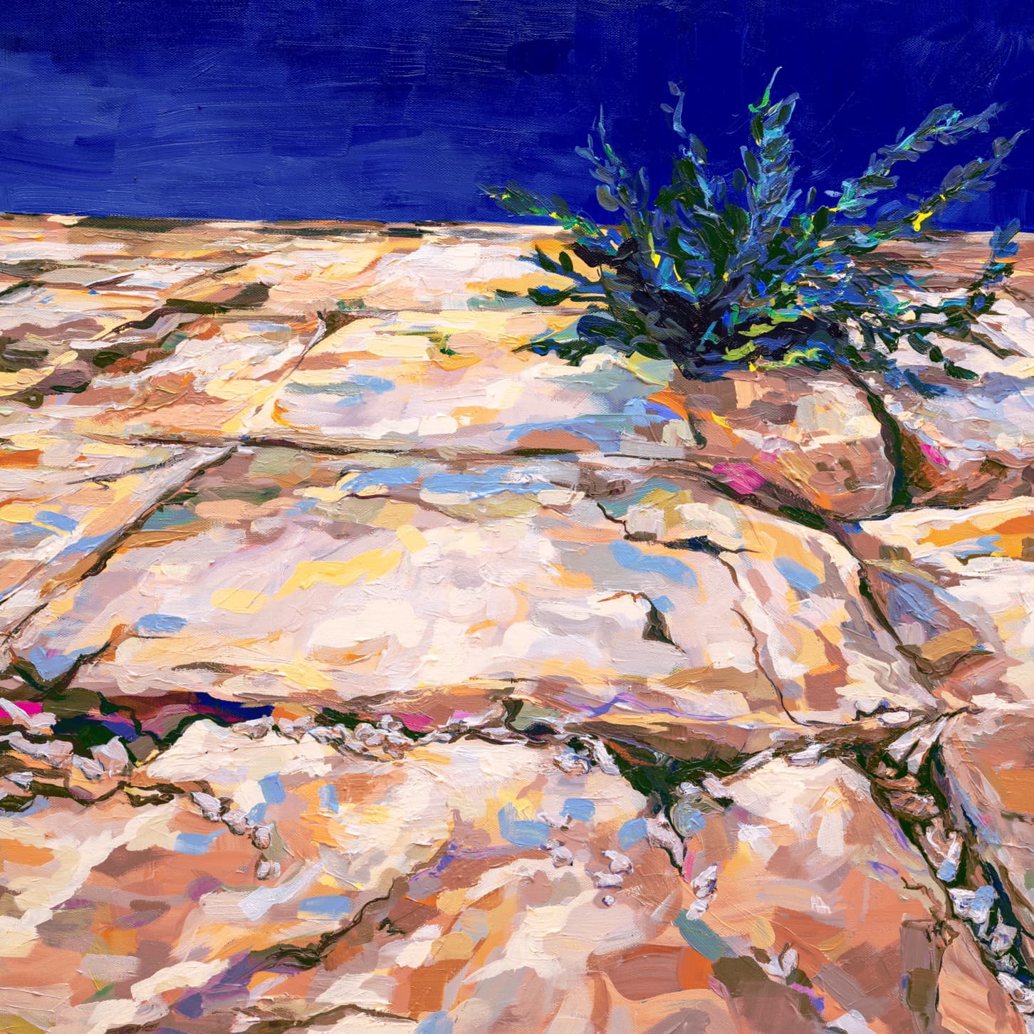 Orginial painting of outlet Western Wall Kotel